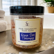 Load image into Gallery viewer, Pink Himalayan Fragranced Bath Salts, DEEP SEA THERAPY, Mood Therapy Wellness Range.
