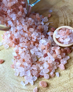 Pink Himalayan Fragranced Bath Salts, DREAM ON, Mood Therapy Wellness Range.