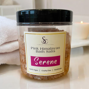 Set of 6 Pink Himalayan Fragranced Bath Salts