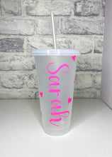 Load image into Gallery viewer, Personalised Colour Changing Cold Drinking Cup Drinkware Water Bottles
