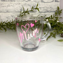 Load image into Gallery viewer, Glass Cup for Tea, Coffee Gift for Mum
