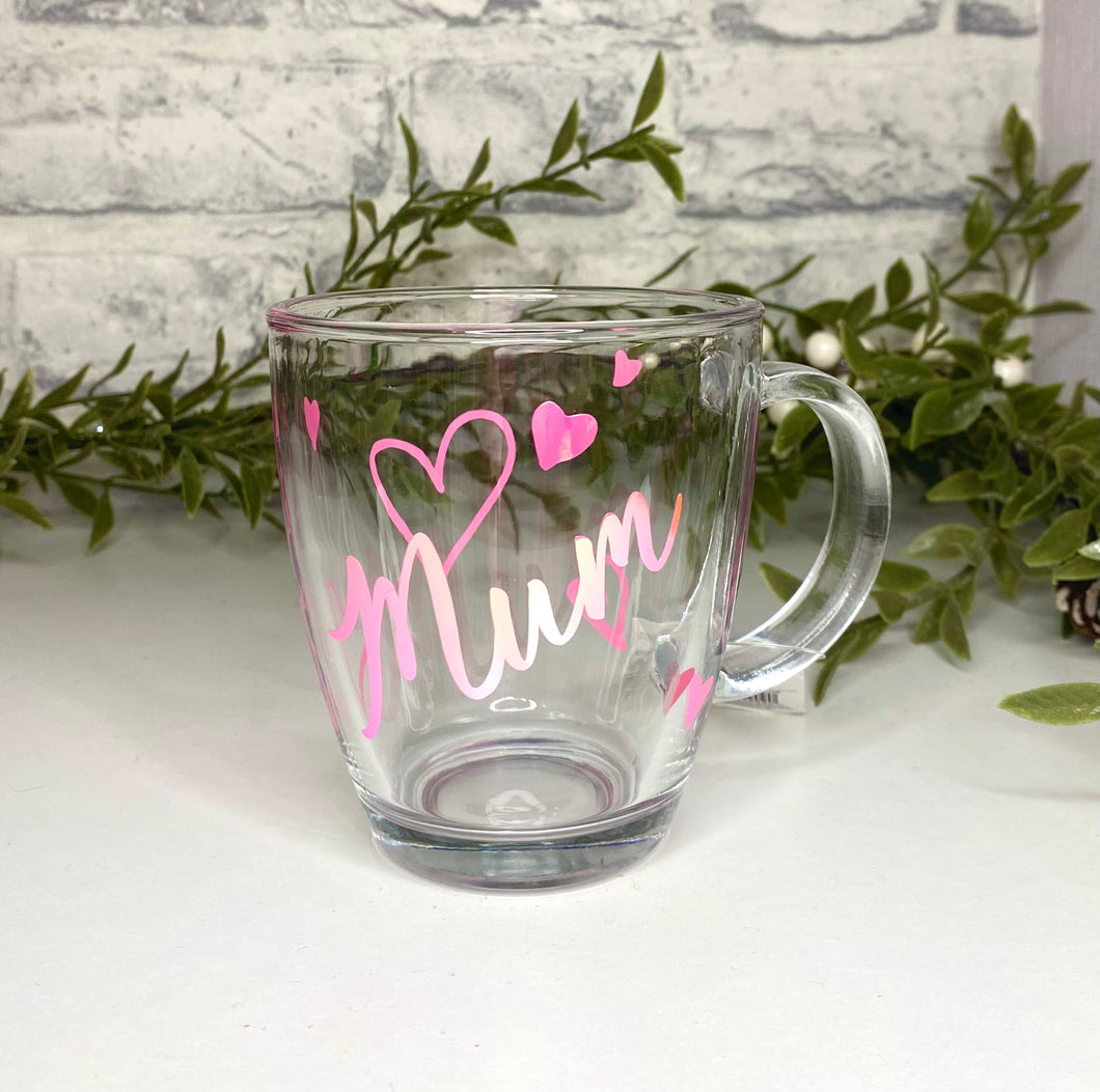 Glass Cup for Tea, Coffee Gift for Mum