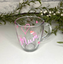 Load image into Gallery viewer, Glass Cup for Tea, Coffee Gift for Mum
