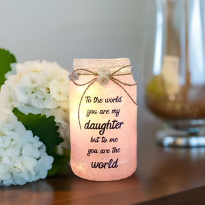Light Up Jar Gift For Daughter