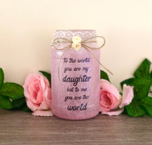 Load image into Gallery viewer, Light Up Jar Gift For Daughter
