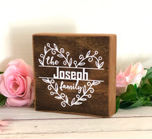 Load image into Gallery viewer, Personalised Family Wooden Sign
