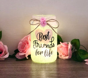 Light Up Jar Gift for Best Friend