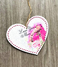 Load image into Gallery viewer, Heart wall hanging gift for mum
